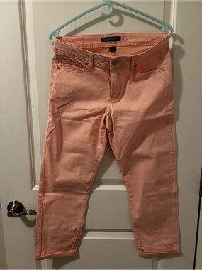 Calvin Klein Women’s Peach Cropped Jeans